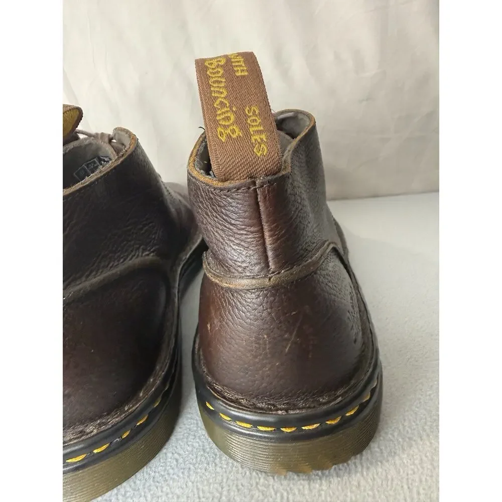 Dr. Martens AirWair Sussex Brown Pebble Leather Chukka Boots Men’s Size 12 - Picture 7 of 14